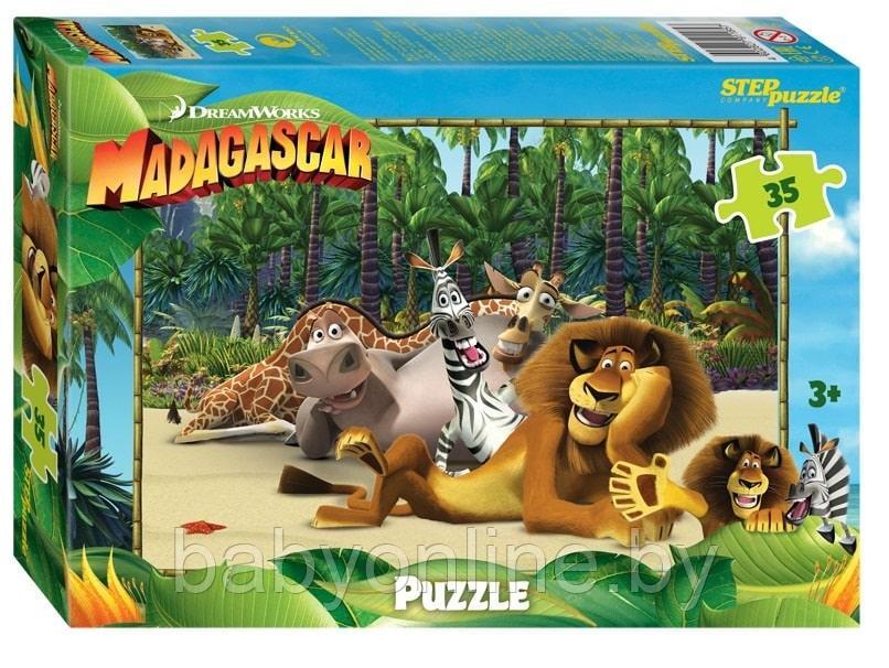 Мозаика пазлы puzzle 35 Мадагаскар - 3 DreamWorks Мульти Макси MAXI арт 91185