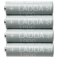 IKEA/ ЛАДДА Аккумуляторная батарейка, HR06 AA 1,2 В1900 мА ч