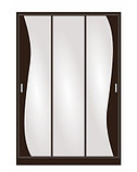 Шкаф-купе СШ 10.09.03 -1,75 м трехдверный с зеркалами, фото 3