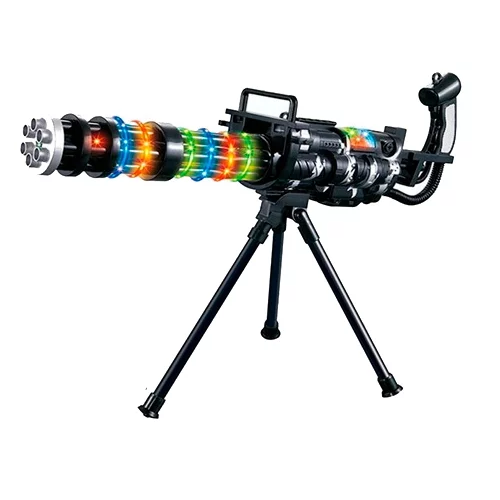 Автомат, пулемет детский с подставкой 56 см, звук, свет, вибрация 595-9 - фото 3 - id-p159409336
