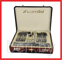 KM-5216 Набор столовых приборов Kamille, 72 предмета, 12 персон, кейс