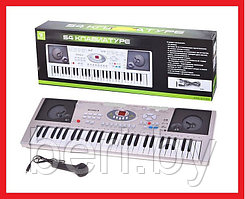 SD5492-A  Синтезатор пианино, 54 клавиши, с микрофоном, микрофон, работает от сети
