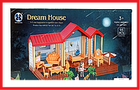 556-18 Домик для куклы "Dream House" с мебелью, 95 элементов