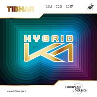 Накл ракетки н/т TIBHAR Hybrid K1 European Version 2.0 red, арт 17895