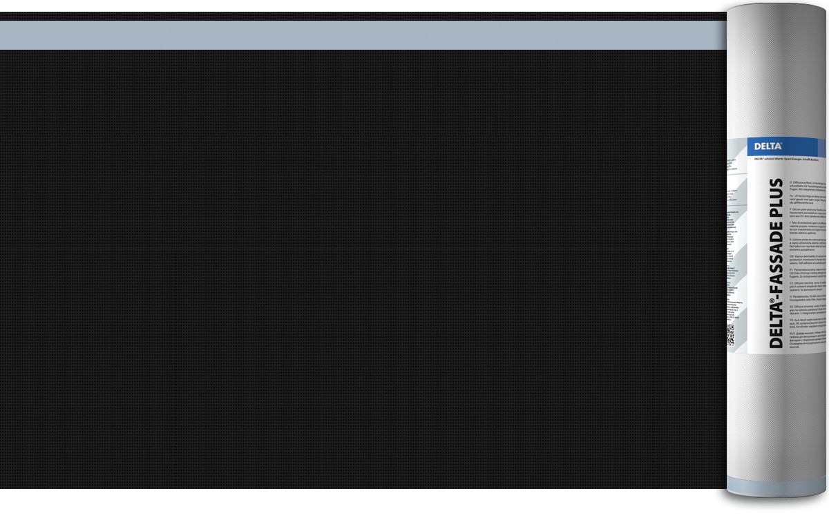 Ветрозащитная диффузионная мембрана DELTA-FASSADE 20