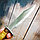 Нож сувенирный стальной (длина ножа 28.00 см) на подставке в виде волка, фото 9