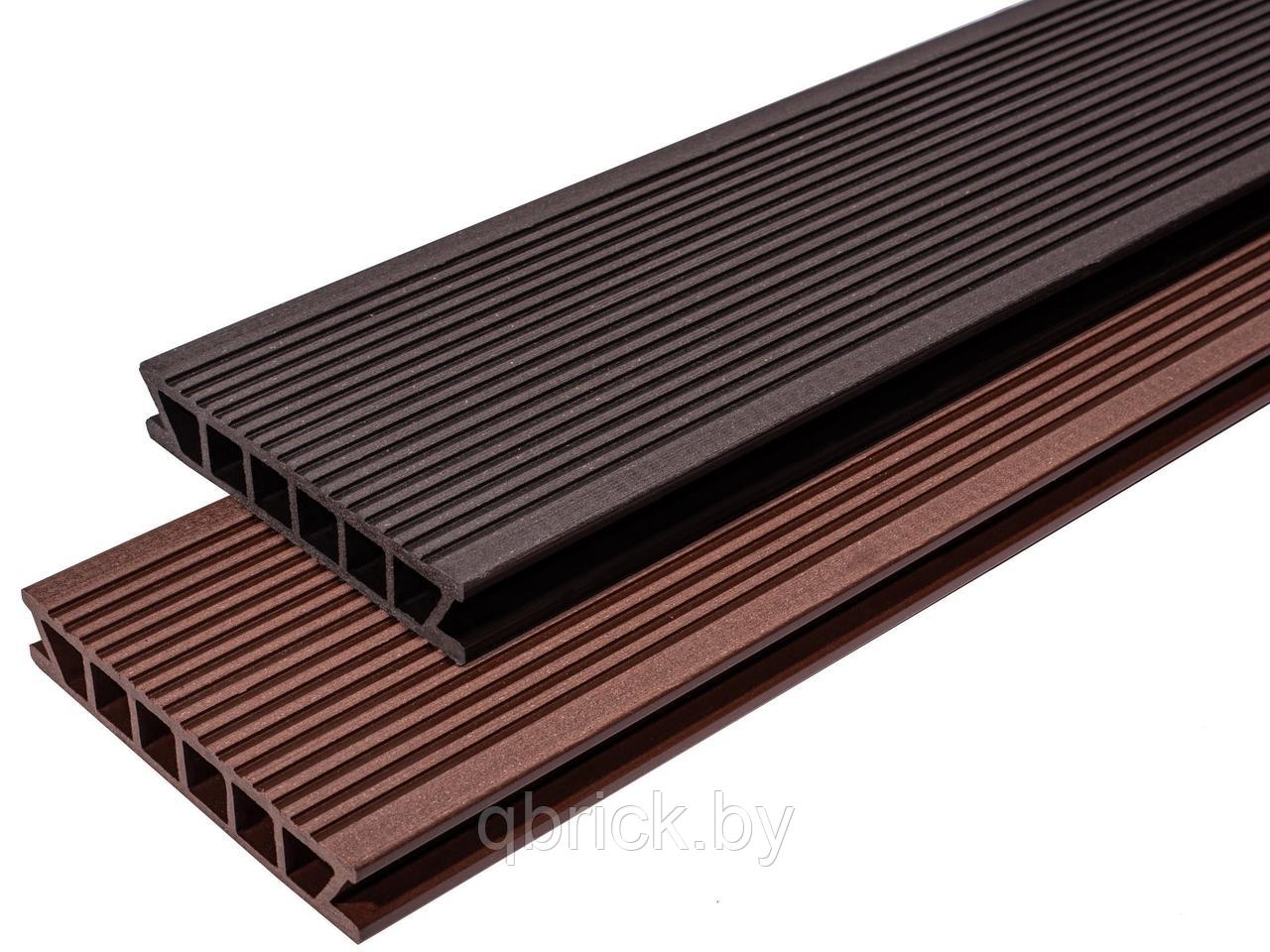 Террасная доска ДПК Deckron Classic 28*153*6000 мм, венге