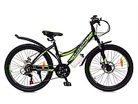Велосипед Greenway 6930M р.16 2021 (черный/зеленый)