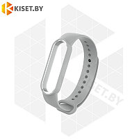 Силиконовый ремешок для Xiaomi Mi Band 5 / 6 серый