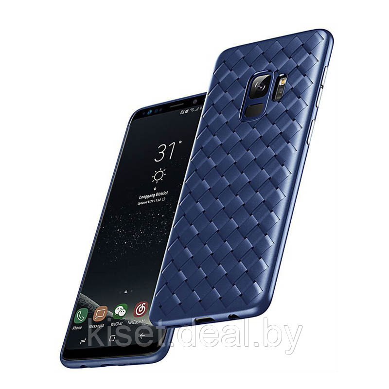Чехол Baseus BV Weaving WISAS9-BV15 для Samsung Galaxy S9 синий - фото 2 - id-p159481568