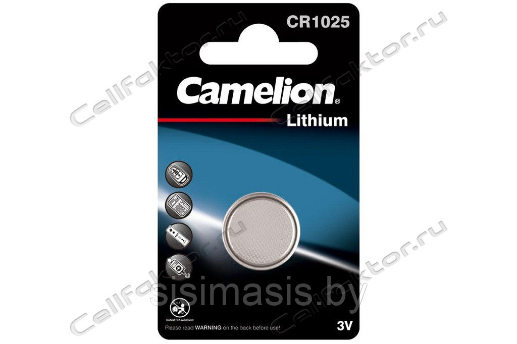 Батарейка литиевая Camelion CR1025 BL-1