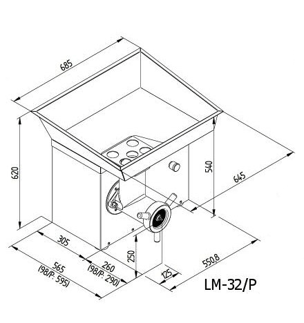 Мясорубка KT LM-32/P - фото 5 - id-p159486489