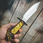 Нож сувенирный  стальной (длинна ножа 28.00 см)  на подставке Орел, фото 5