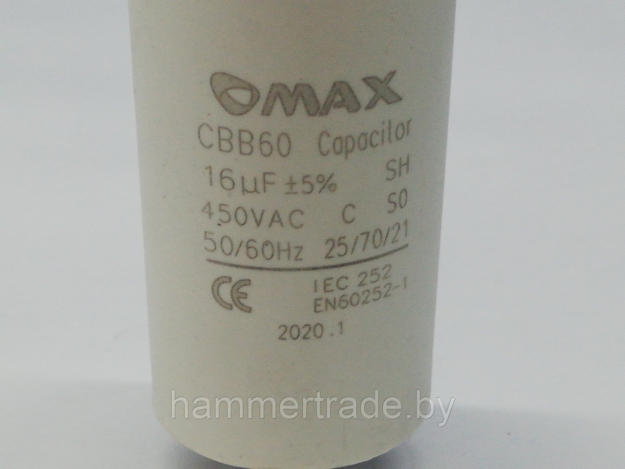 Конденсатор CBB60-E, 16mF, 450 VAC - фото 2 - id-p159517138
