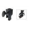 KUPO KD-730B Convi Clamp Double Socket, Black. Крепежное гнездо 16 мм дополнительное