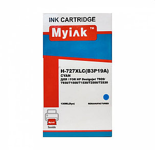 Картридж 727/ B3P19A (для HP DesignJet T920/ T930/ T1500/ T1530/ T2500/ T2530) MyInk, голубой