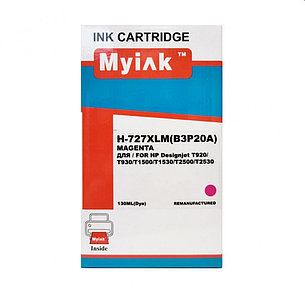 Картридж 727/ B3P20A (для HP DesignJet T920/ T930/ T1500/ T1530/ T2500/ T2530) MyInk, пурпурный