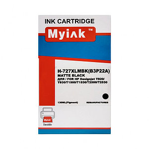 Картридж 727/ B3P22A (для HP DesignJet T920/ T930/ T1500/ T1530/ T2500/ T2530) MyInk, матовый чёрный