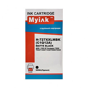 Картридж 727/ C1Q12A (для HP DesignJet T920/ T930/ T1500/ T1530/ T2500/ T2530) MyInk, матовый чёрный