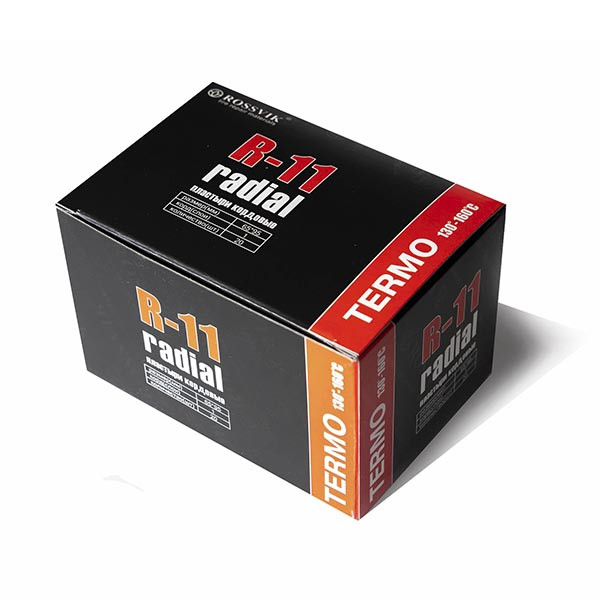 R-11 термо, Пластырь г/в кордовый радиальный 2 слоя 65х95 мм, 20 шт/уп