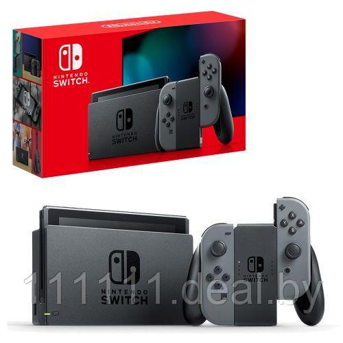 Nintendo Switch (серый) - фото 1 - id-p159522358