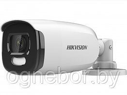 DS-2CE12HFT-F28 5Мп уличная цилиндрическая HD-TVI камера с LED подсветкой до 40м