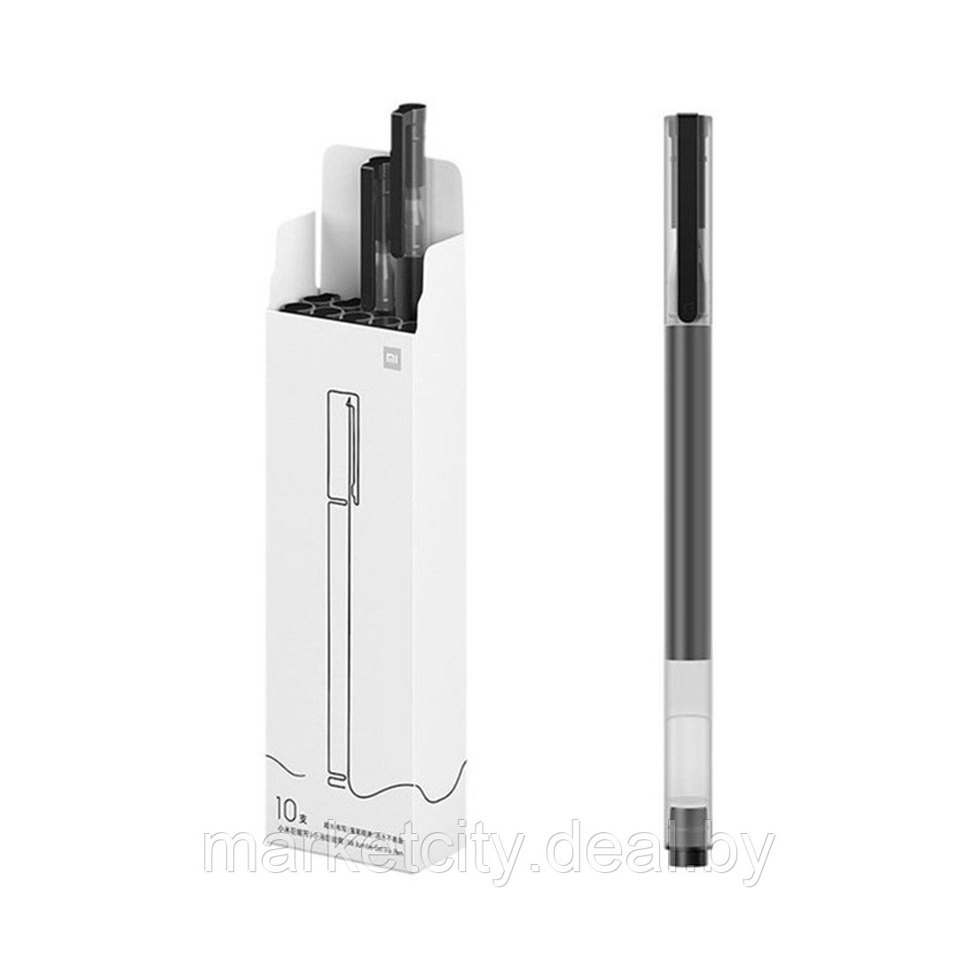 Набор гелевых ручек Xiaomi MI Jumbo Gel Ink Pen (MJZXB02WC) 10 шт, черные - фото 6 - id-p159531317
