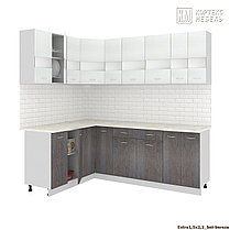 Угловая кухня Корнелия Экстра 1,5х2,2. фабрика Кортекс-Мебель с вариантами компоновки, фото 2