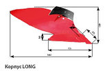 Плуг оборотный навесной с рессорной защитой UNIA IBIS XM S 4+1, фото 4