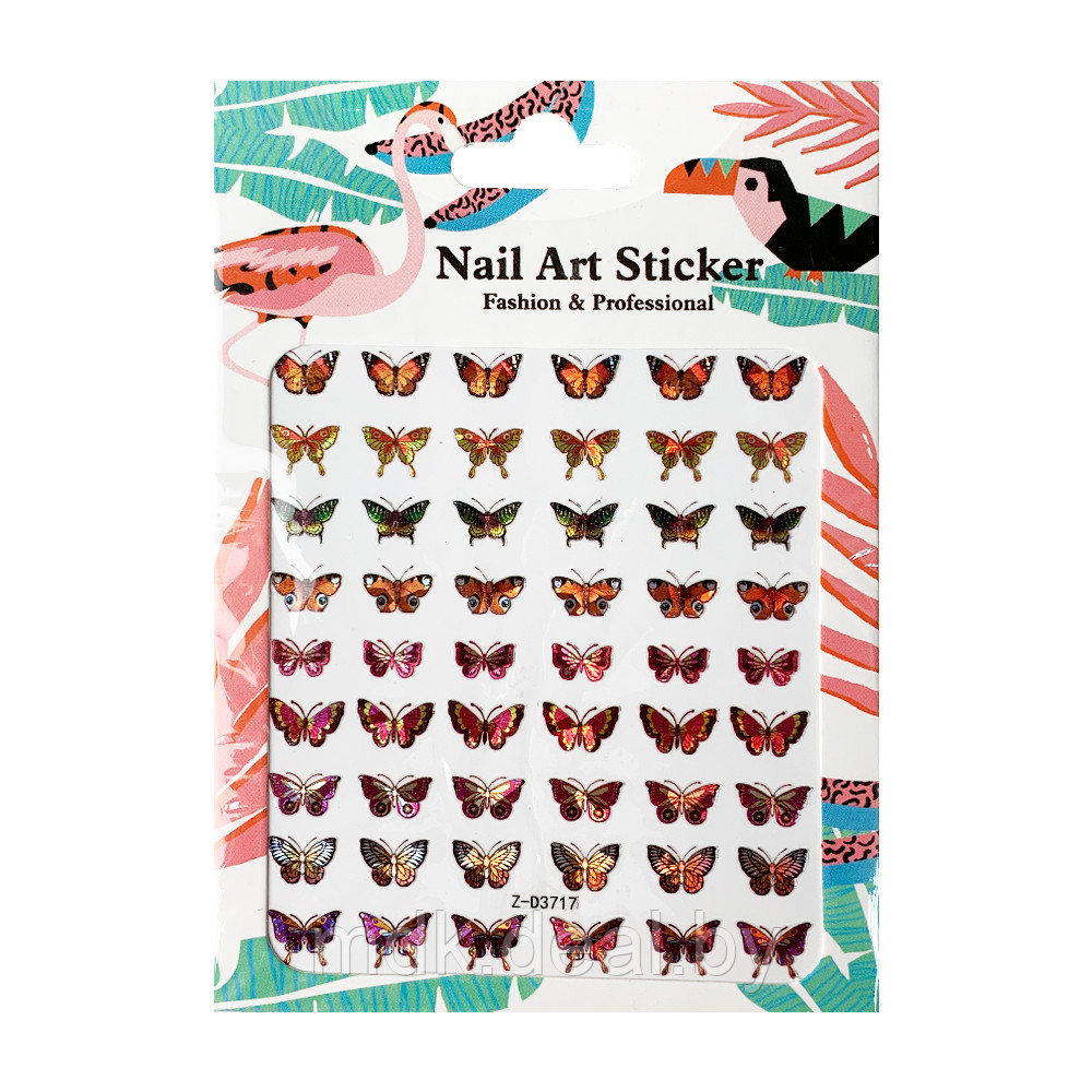 Слайдер-дизайн Nail Art Sticker Z-D3717 - фото 1 - id-p159537259