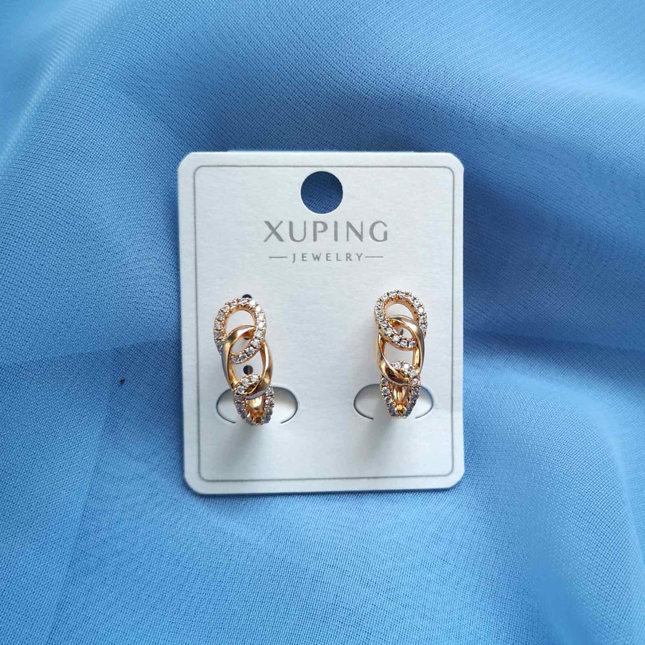 Серьги со стразами "Xuping" sc-42