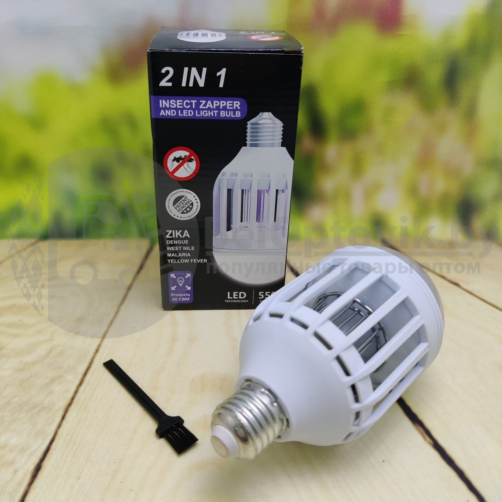 Антимоскитная лампа от комаров ZAPP LIGHT 2 в 1 ( лампазащита от комаров) 550lm - фото 5 - id-p121916780