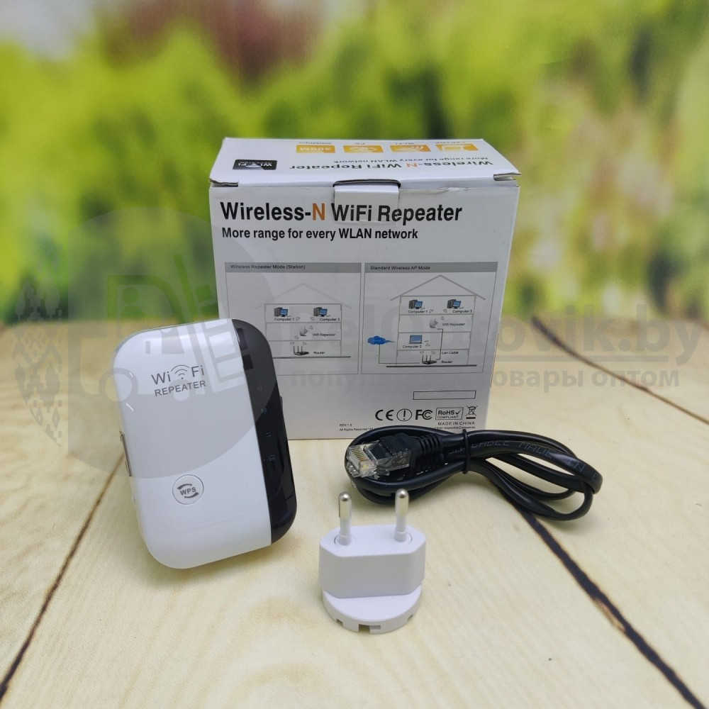 Ретранслятор усилитель сигнала Wifi Wireless WI FI Repeater Репитер 300 Мбит/с. - фото 10 - id-p109392603