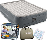Надувная кровать Intex  Airbed 152x203x46см Essential Rest,встроенный насос 220V арт. 64126