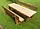 Набор садовый и банный  деревянный "Будславский Люкс"  1,6 метра 3 предмета, фото 2
