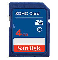 Карта памяти SDHC 4GB SanDisk (Class 4)