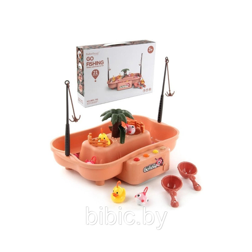 Веселая рыбалка для детей с удочкой, звуком и светом Go fishing - фото 1 - id-p159574960