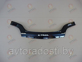 Дефлектор капота для Nissan X-Trail T30 (2000-2007) / Ниссан Икс Трейл [NS14] VT52