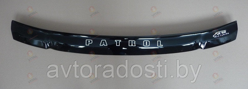 Дефлектор капота для Nissan Patrol Y61 (1997-2004) / Ниссан Патрол [NS27] VT52