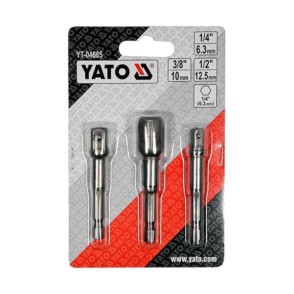 Переходники под головки Yato YT-04685 (3 шт.)