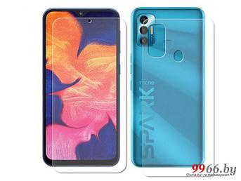 Гидрогелевая пленка LuxCase для Tecno Spark 7 0.14mm Front and Back Transparent 86587