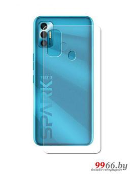 Гидрогелевая пленка LuxCase для Tecno Spark 7 0.14mm Back Transparent 86586