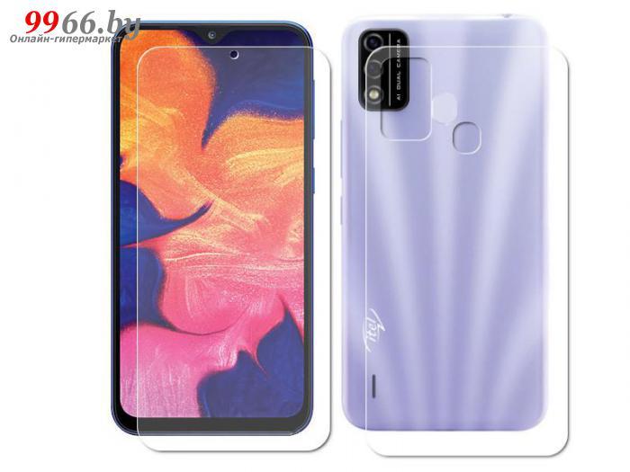 Гидрогелевая пленка LuxCase для Itel A48 0.14mm Front and Back Transparent 86568