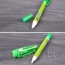 Ручка шариковая с фонариком "Шпионская", фото 3