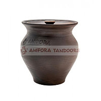 Чугунок Амфора 2л керамический для тандыра