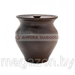 Чугунок Амфора 2л керамический для тандыра