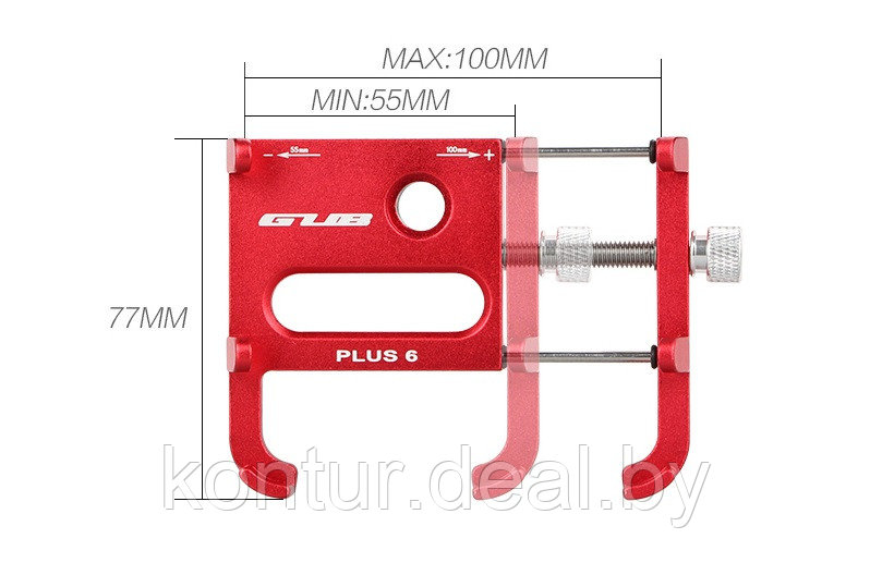 Держатель для телефона GUB Plus 6 - фото 3 - id-p159597766