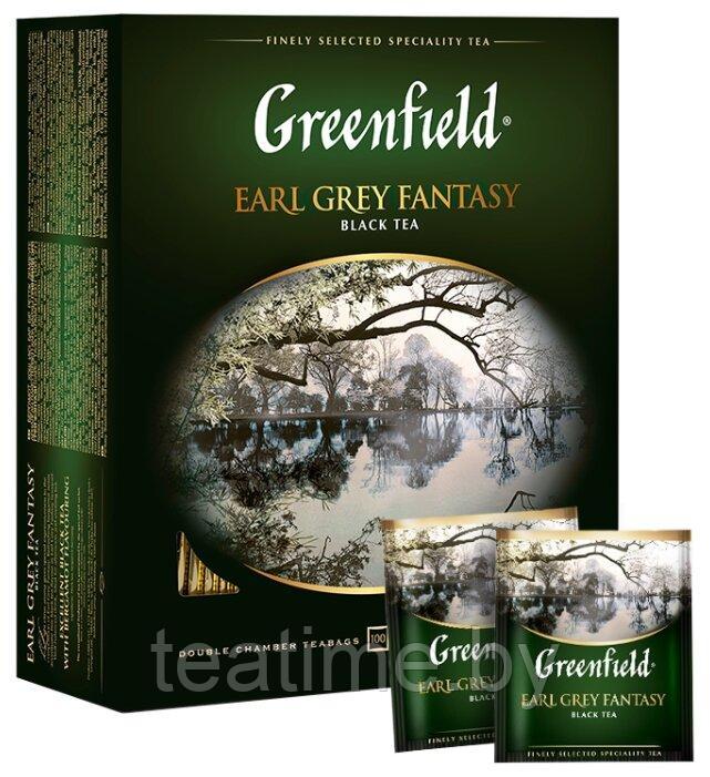 Чай ГринФилд Earl Grey Fantasy 100 пак. (черный)