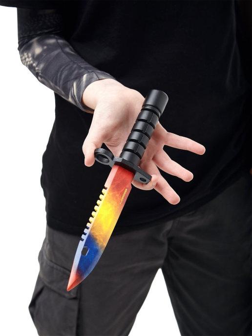 Нож М9 VozWooden Мраморный Градиент (деревянная реплика) - фото 3 - id-p159599323