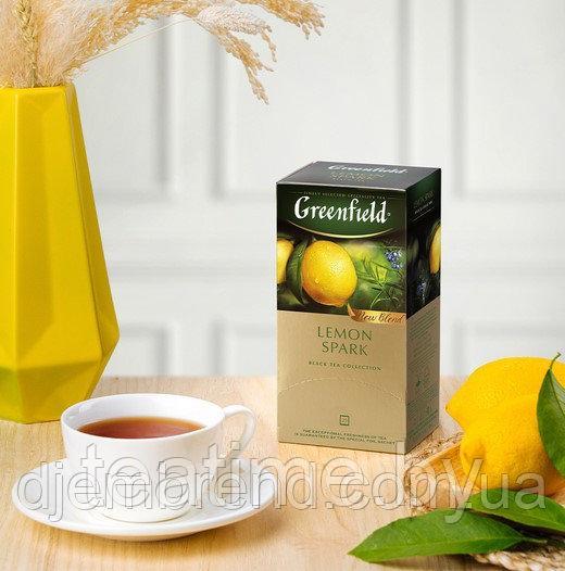 Чай ГринФилд Lemon Spark 25 пак. - фото 2 - id-p6054511